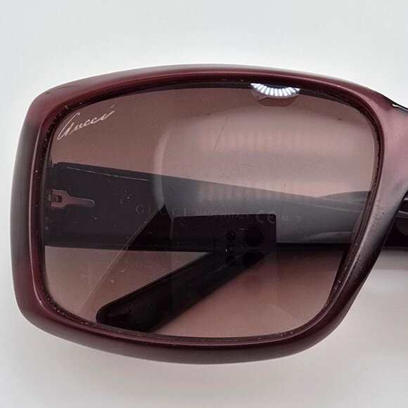 Gucci GG3506/S WO1J6 Bordeaux Opal Frame Brown Gradient Lens Sunglasses Italy main image 10